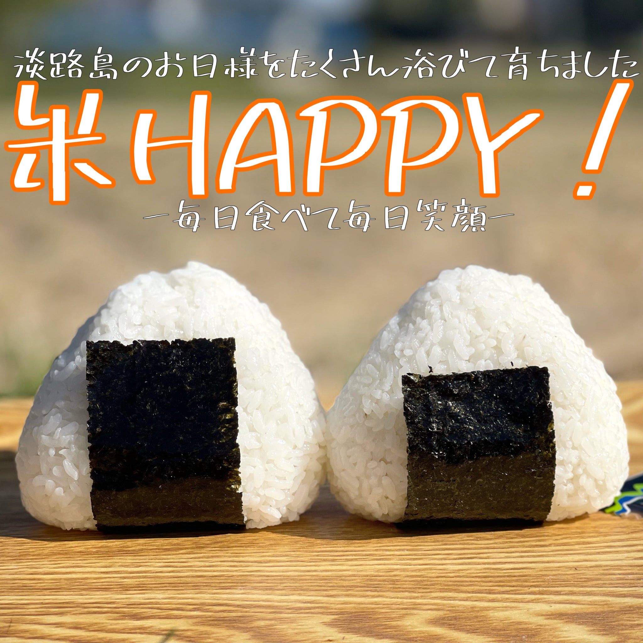 完売御礼‼︎【20kg】淡路島産ヒノヒカリ 新米 「米Happy